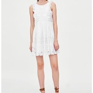 Zara | Dresses | Zara White Open 